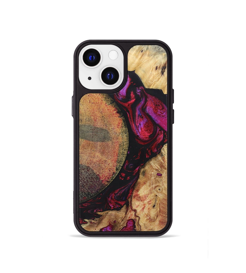 iPhone 13 mini Wood+Resin Phone Case - Nova (Mosaic, 696637)