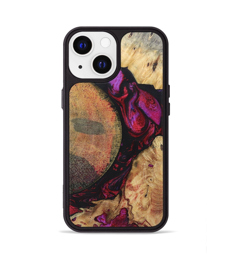 iPhone 13 Wood+Resin Phone Case - Nova (Mosaic, 696637)