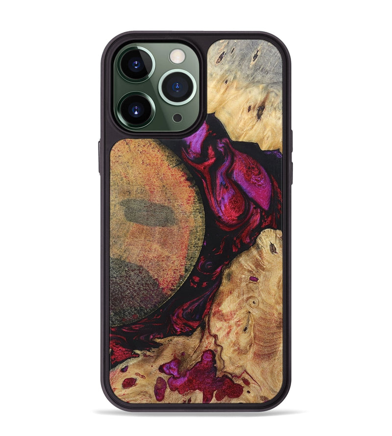 iPhone 13 Pro Max Wood+Resin Phone Case - Nova (Mosaic, 696637)