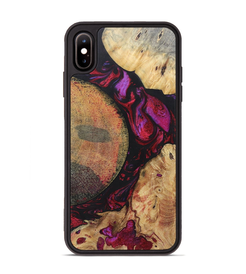 iPhone Xs Max Wood+Resin Phone Case - Nova (Mosaic, 696637)