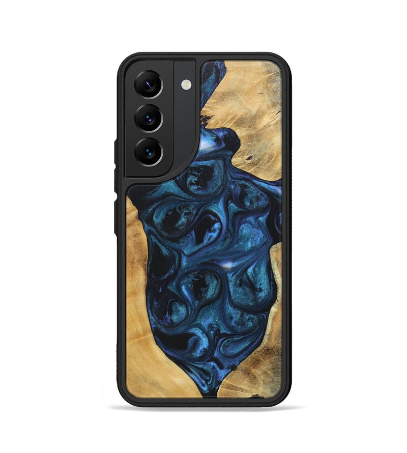 Galaxy S22 Wood+Resin Phone Case - Trisha (Mosaic, 696644)