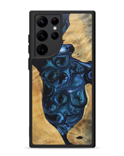 Galaxy S22 Ultra Wood+Resin Phone Case - Trisha (Mosaic, 696644)