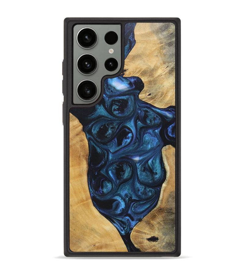 Galaxy S23 Ultra Wood+Resin Phone Case - Trisha (Mosaic, 696644)