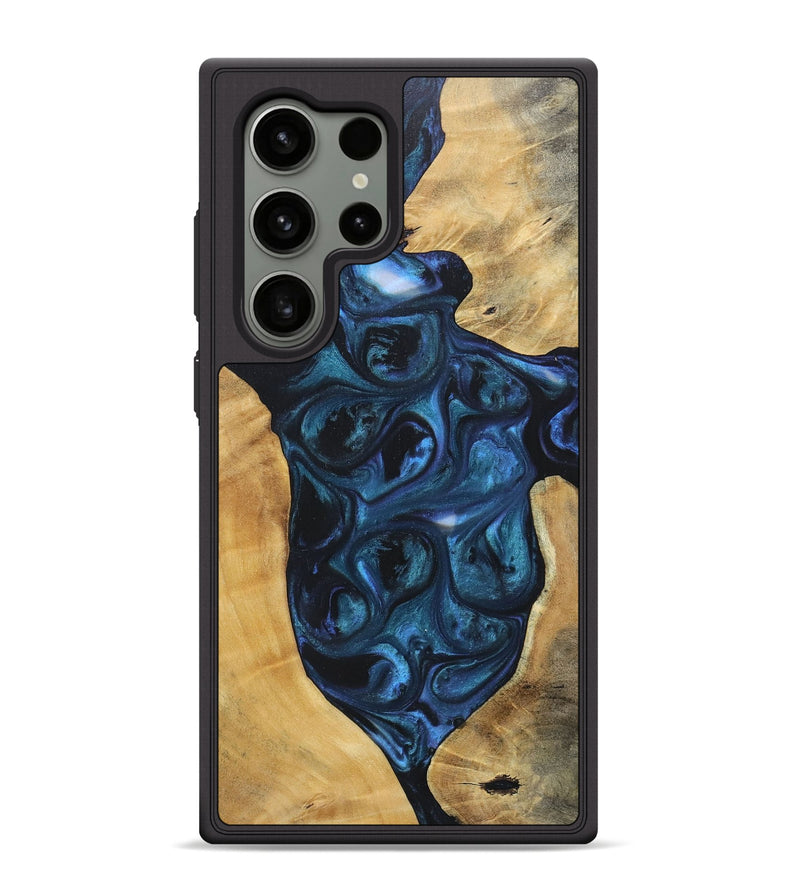 Galaxy S24 Ultra Wood+Resin Phone Case - Trisha (Mosaic, 696644)