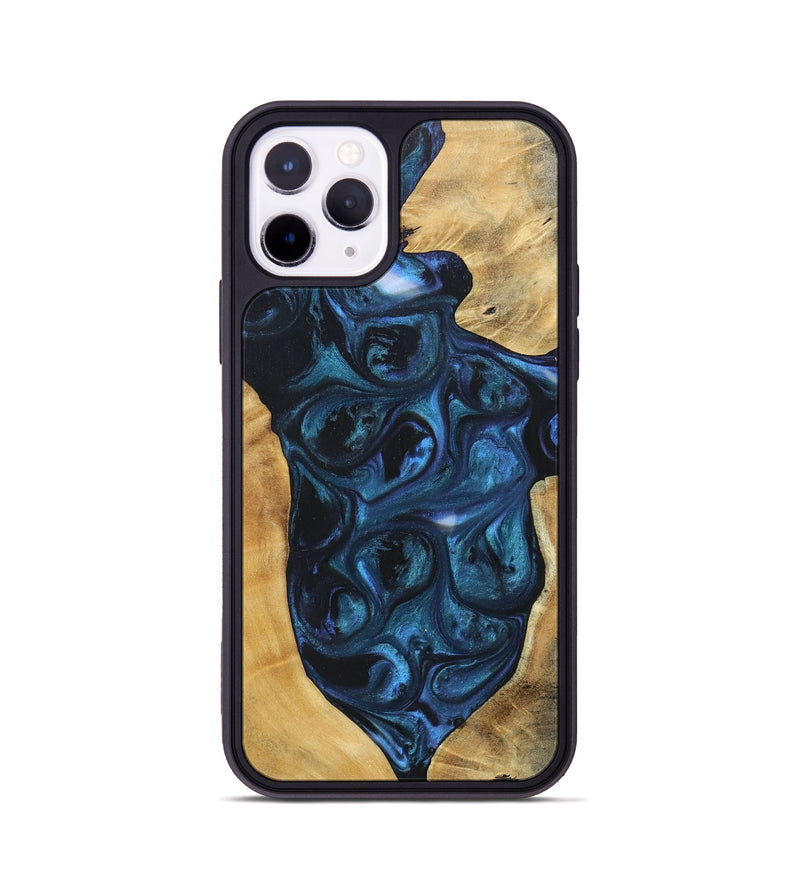iPhone 11 Pro Wood+Resin Phone Case - Trisha (Mosaic, 696644)