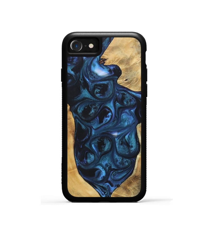 iPhone SE Wood+Resin Phone Case - Trisha (Mosaic, 696644)