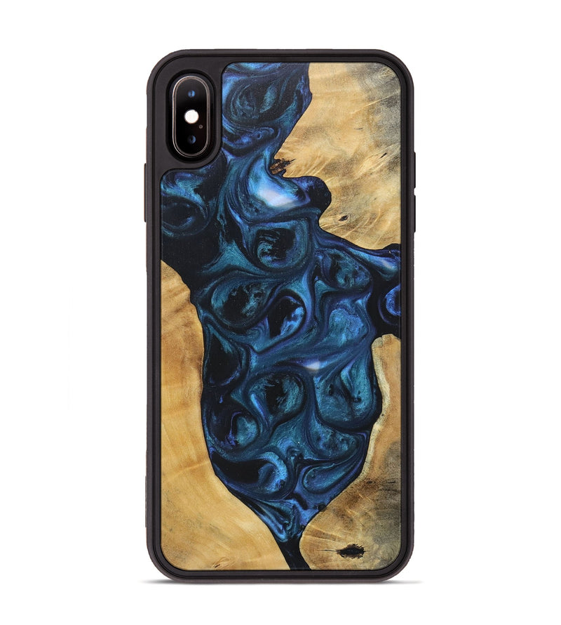 iPhone Xs Max Wood+Resin Phone Case - Trisha (Mosaic, 696644)