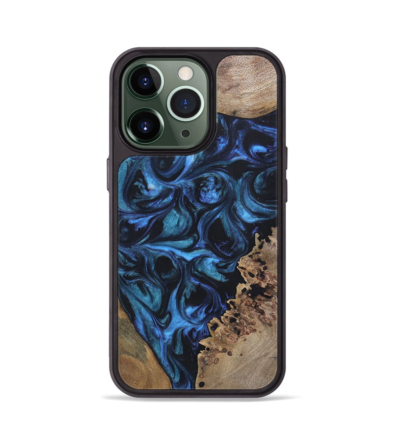 iPhone 13 Pro Wood+Resin Phone Case - Franklin (Mosaic, 696647)