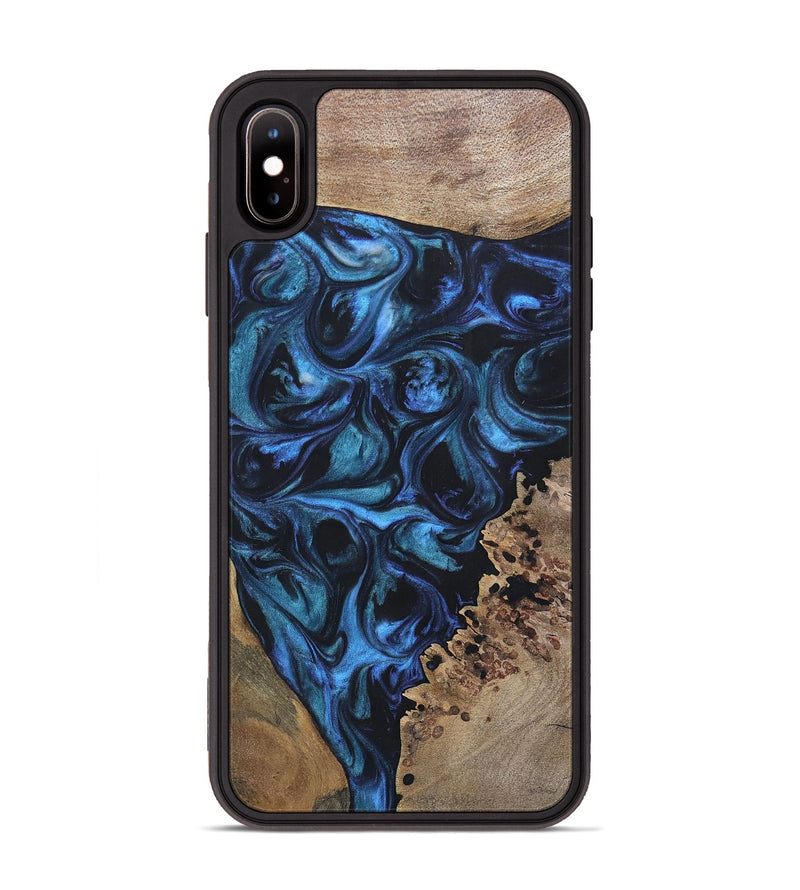 iPhone Xs Max Wood+Resin Phone Case - Franklin (Mosaic, 696647)