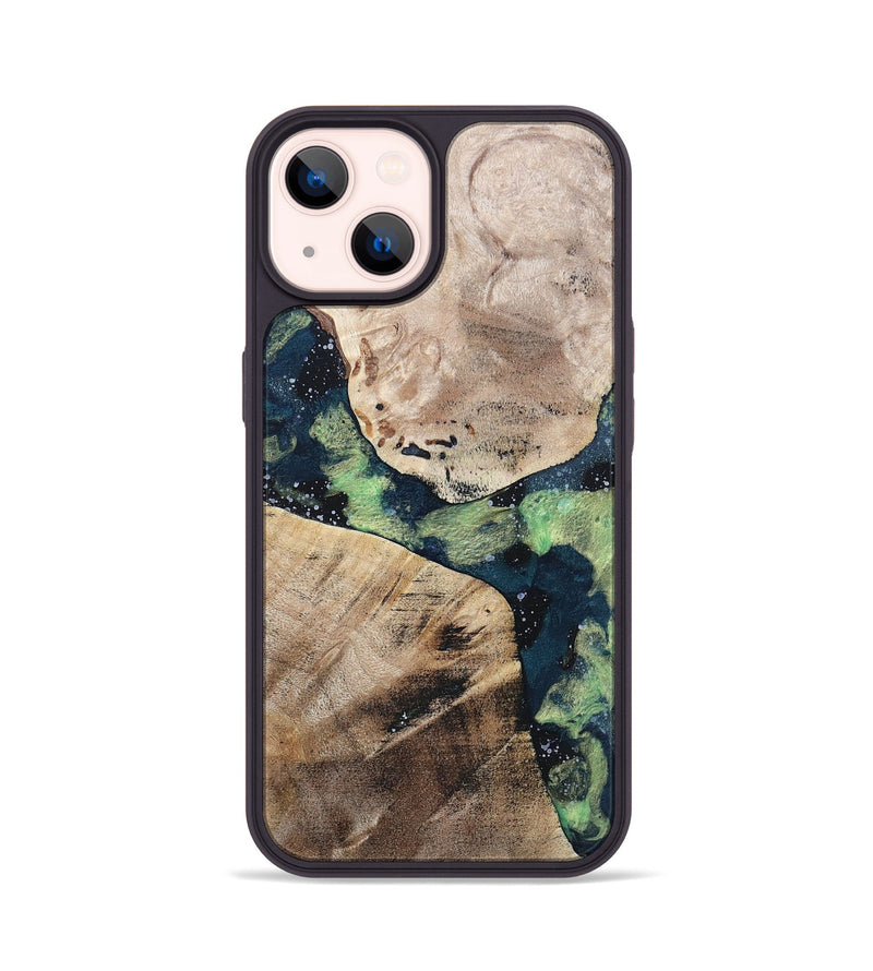iPhone 14 Wood+Resin Phone Case - Sullivan (Cosmos, 696735)