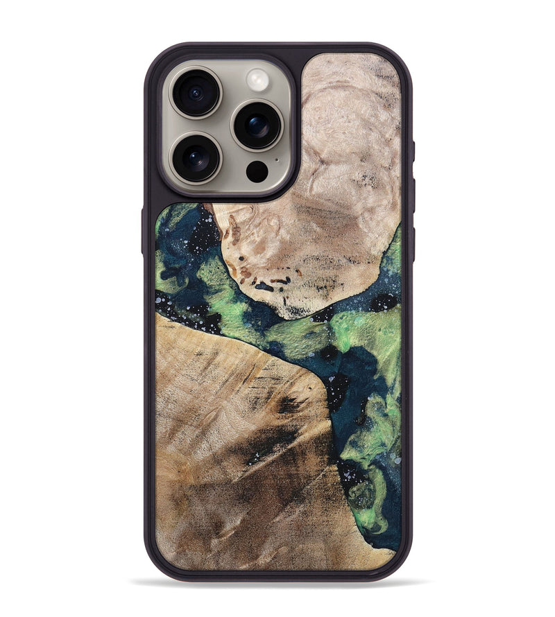 iPhone 15 Pro Max Wood+Resin Phone Case - Sullivan (Cosmos, 696735)