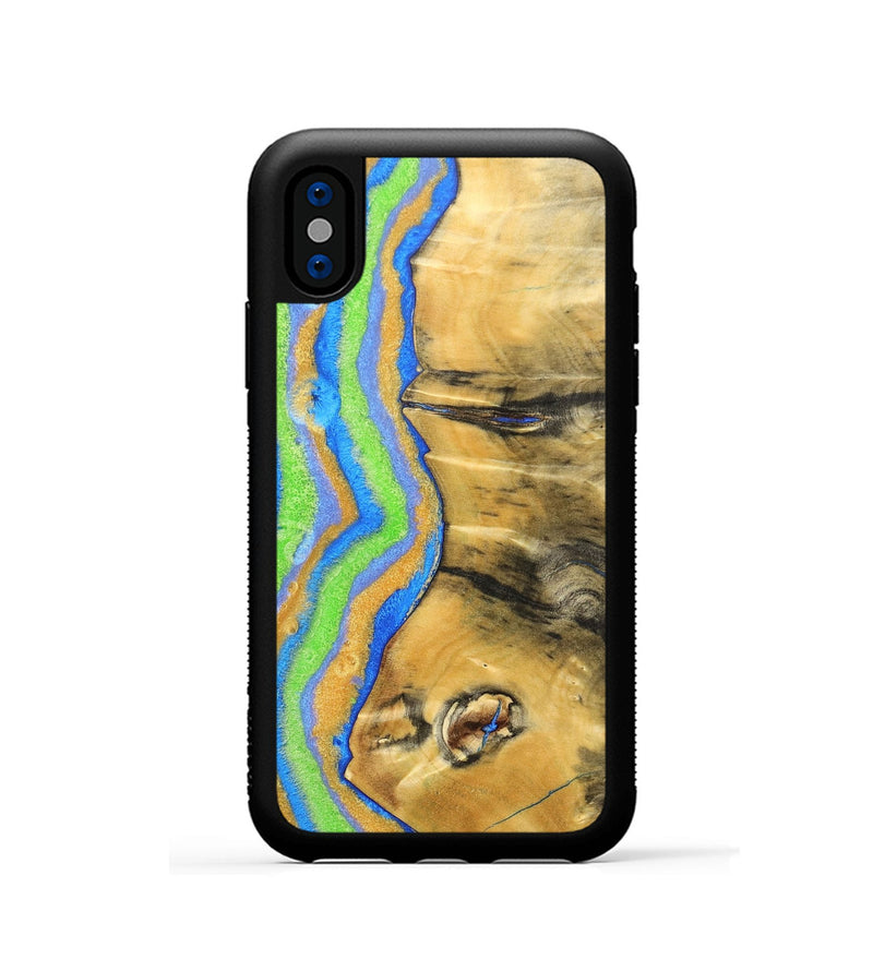 iPhone Xs Wood+Resin Phone Case - Bradley (The Lab, 696942)