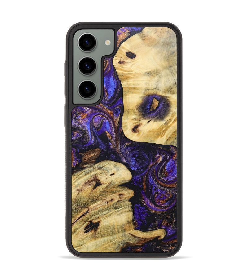 Galaxy S23 Plus Wood+Resin Phone Case - Thomas (Purple, 696961)