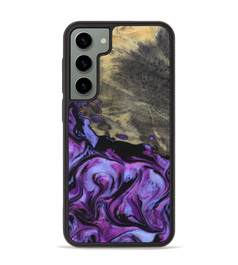 Galaxy S23 Plus Wood+Resin Phone Case - Malakai (Purple, 696999)