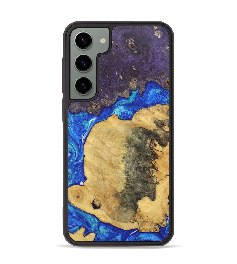 Galaxy S23 Plus Wood+Resin Phone Case - Robbie (Mosaic, 697030)