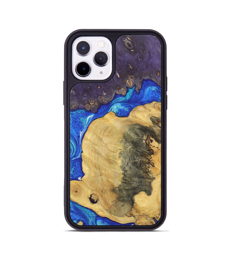 iPhone 11 Pro Wood+Resin Phone Case - Robbie (Mosaic, 697030)