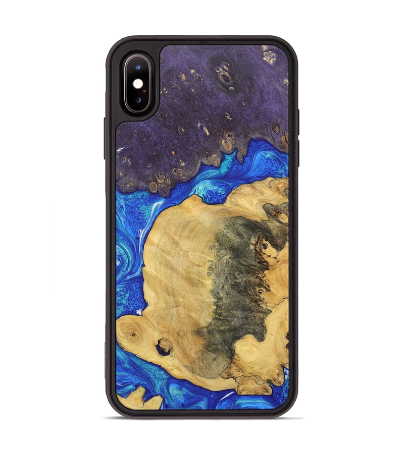 iPhone Xs Max Wood+Resin Phone Case - Robbie (Mosaic, 697030)