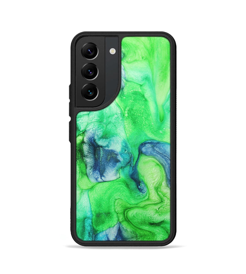Galaxy S22 Wood+Resin Phone Case - Cecelia (Watercolor, 697042)