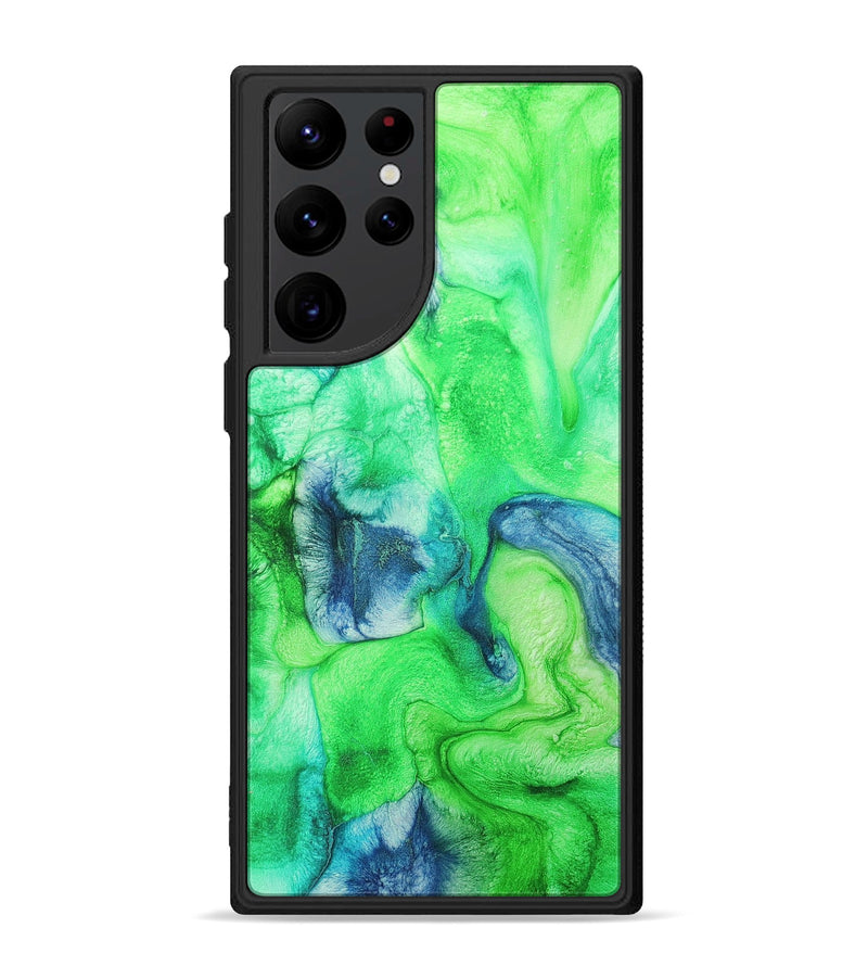 Galaxy S22 Ultra Wood+Resin Phone Case - Cecelia (Watercolor, 697042)