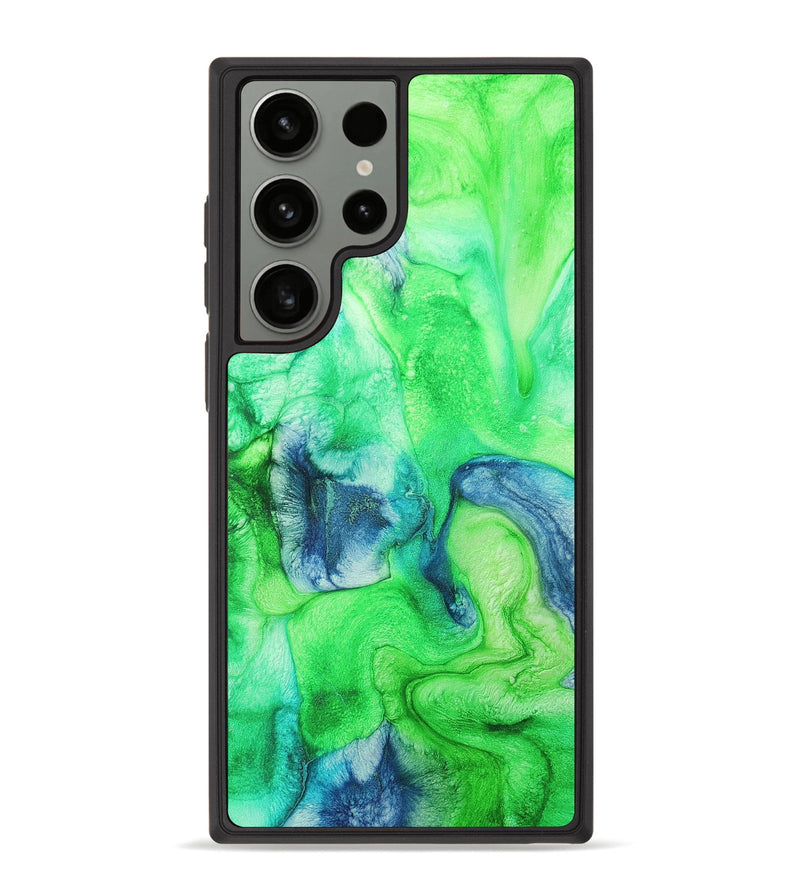 Galaxy S23 Ultra Wood+Resin Phone Case - Cecelia (Watercolor, 697042)