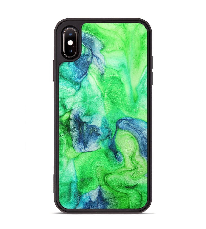iPhone Xs Max Wood+Resin Phone Case - Cecelia (Watercolor, 697042)