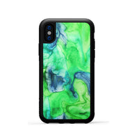 iPhone Xs Wood+Resin Phone Case - Cecelia (Watercolor, 697042)