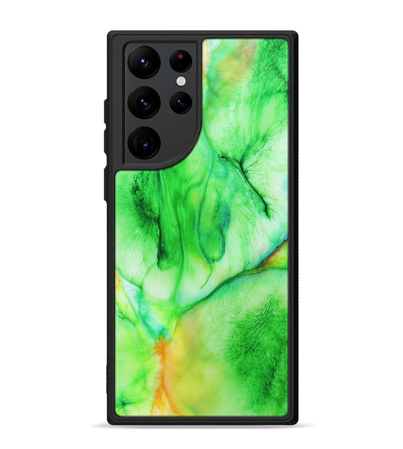 Galaxy S22 Ultra Wood+Resin Phone Case - Damon (Watercolor, 697045)