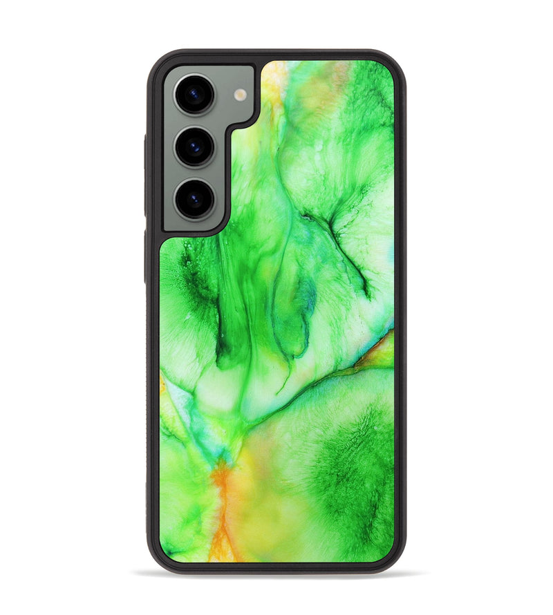 Galaxy S23 Plus Wood+Resin Phone Case - Damon (Watercolor, 697045)