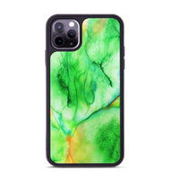 iPhone 11 Pro Max Wood+Resin Phone Case - Damon (Watercolor, 697045)