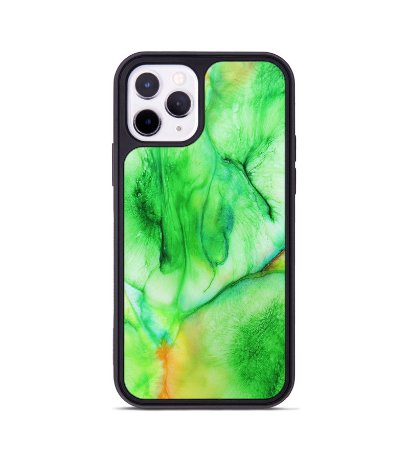 iPhone 11 Pro Wood+Resin Phone Case - Damon (Watercolor, 697045)