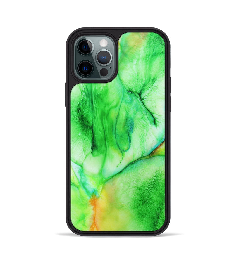 iPhone 12 Pro Wood+Resin Phone Case - Damon (Watercolor, 697045)