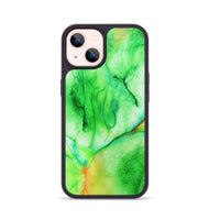 iPhone 14 Wood+Resin Phone Case - Damon (Watercolor, 697045)