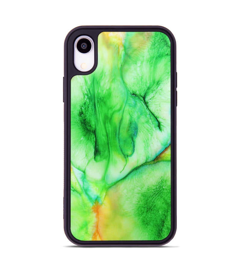 iPhone Xr Wood+Resin Phone Case - Damon (Watercolor, 697045)