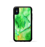 iPhone Xs Wood+Resin Phone Case - Damon (Watercolor, 697045)