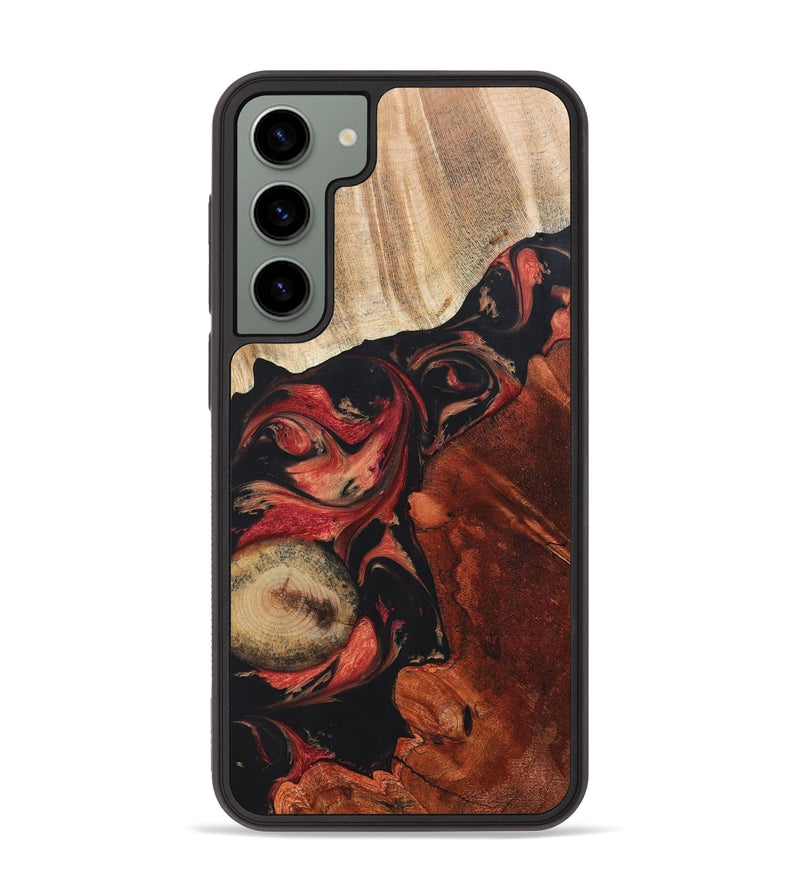 Galaxy S23 Plus Wood+Resin Phone Case - Mamie (Mosaic, 697097)
