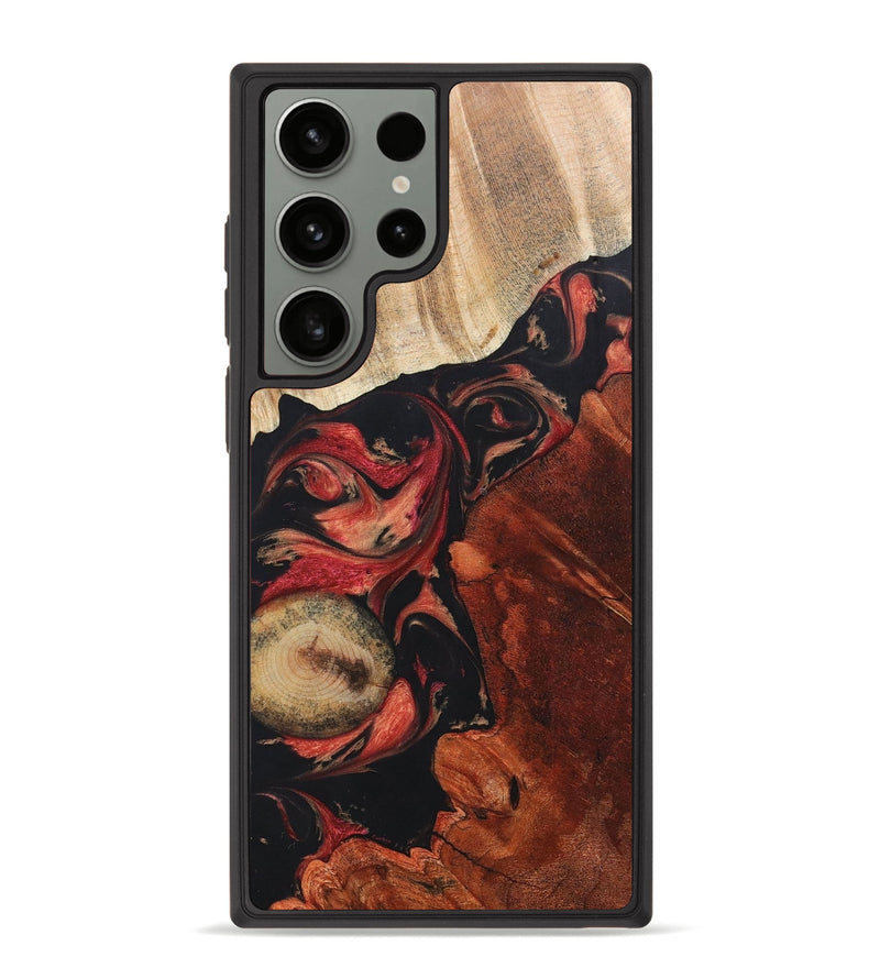 Galaxy S23 Ultra Wood+Resin Phone Case - Mamie (Mosaic, 697097)