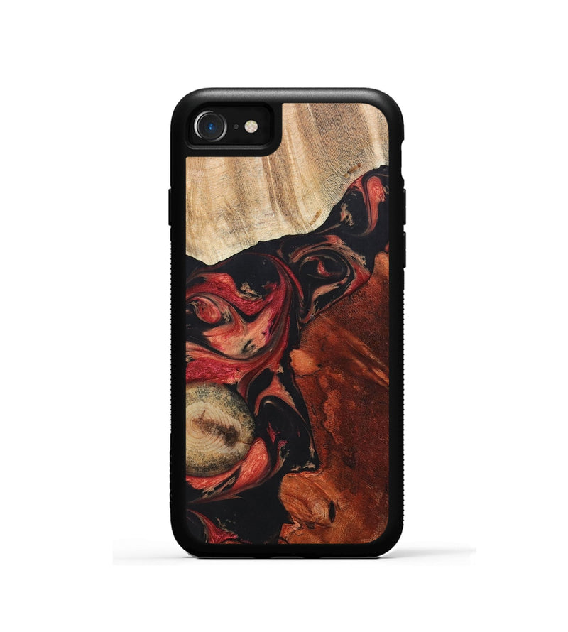 iPhone SE Wood+Resin Phone Case - Mamie (Mosaic, 697097)