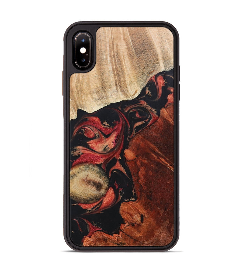 iPhone Xs Max Wood+Resin Phone Case - Mamie (Mosaic, 697097)