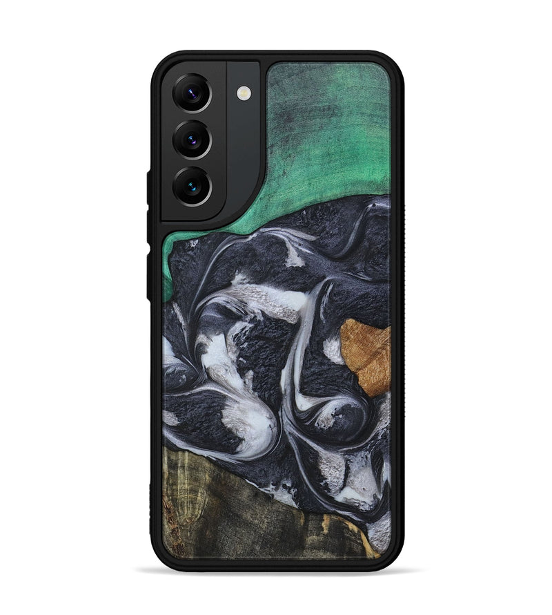 Galaxy S22 Plus Wood+Resin Phone Case - Kaylee (Mosaic, 697099)
