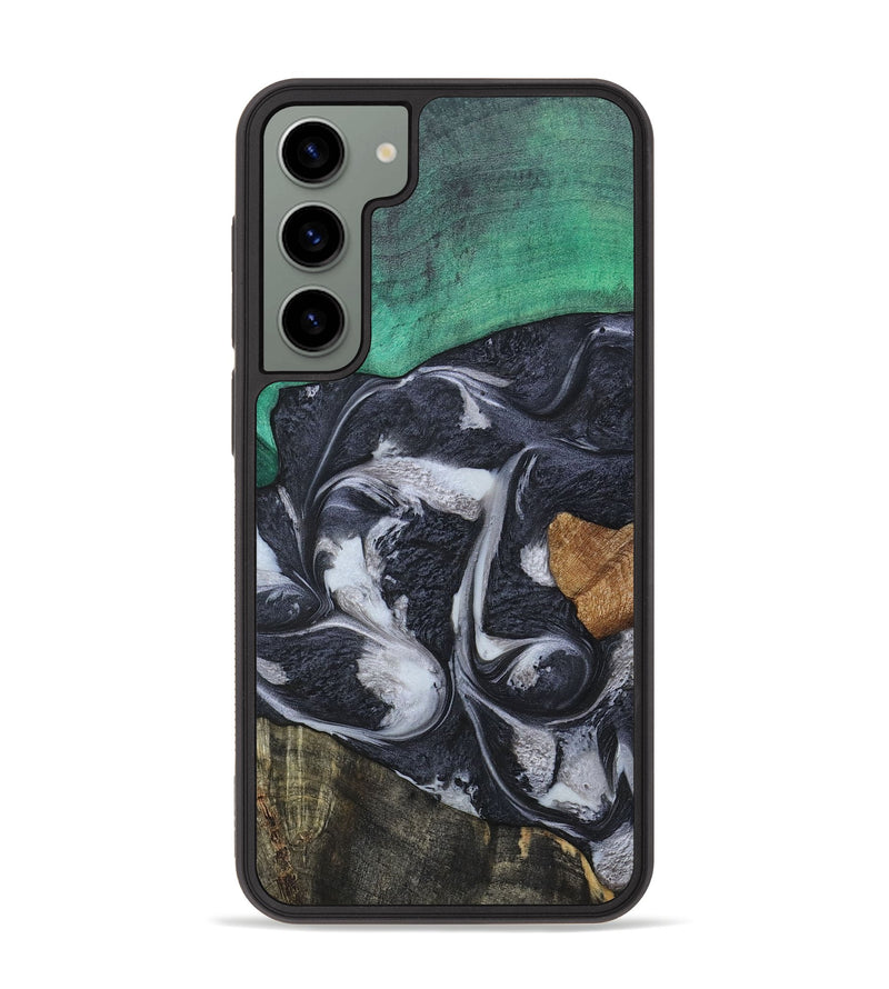 Galaxy S23 Plus Wood+Resin Phone Case - Kaylee (Mosaic, 697099)