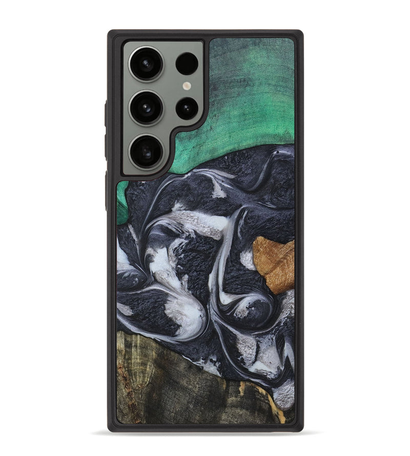 Galaxy S23 Ultra Wood+Resin Phone Case - Kaylee (Mosaic, 697099)