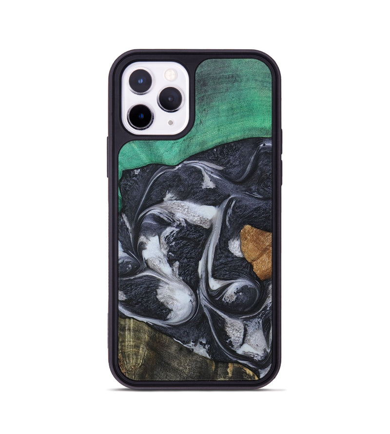 iPhone 11 Pro Wood+Resin Phone Case - Kaylee (Mosaic, 697099)