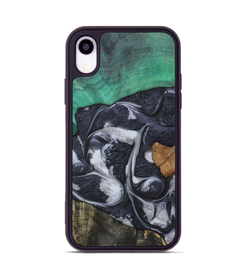 iPhone Xr Wood+Resin Phone Case - Kaylee (Mosaic, 697099)