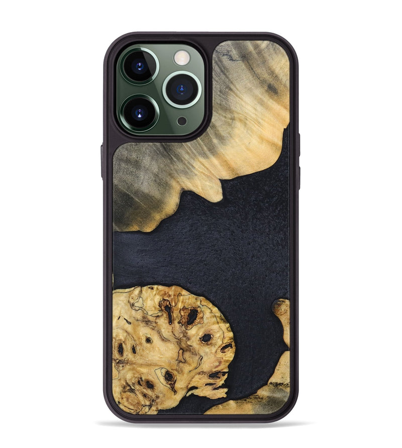 iPhone 13 Pro Max Wood+Resin Phone Case - Barry (Mosaic, 697118)