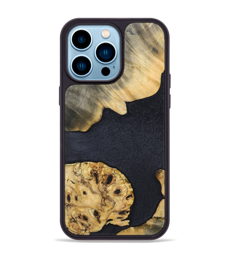 iPhone 14 Pro Max Wood+Resin Phone Case - Barry (Mosaic, 697118)