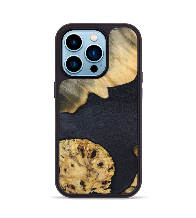iPhone 14 Pro Wood+Resin Phone Case - Barry (Mosaic, 697118)