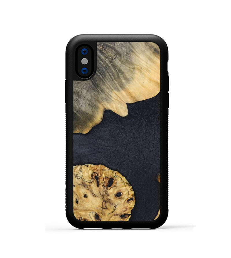 iPhone Xs Wood+Resin Phone Case - Barry (Mosaic, 697118)