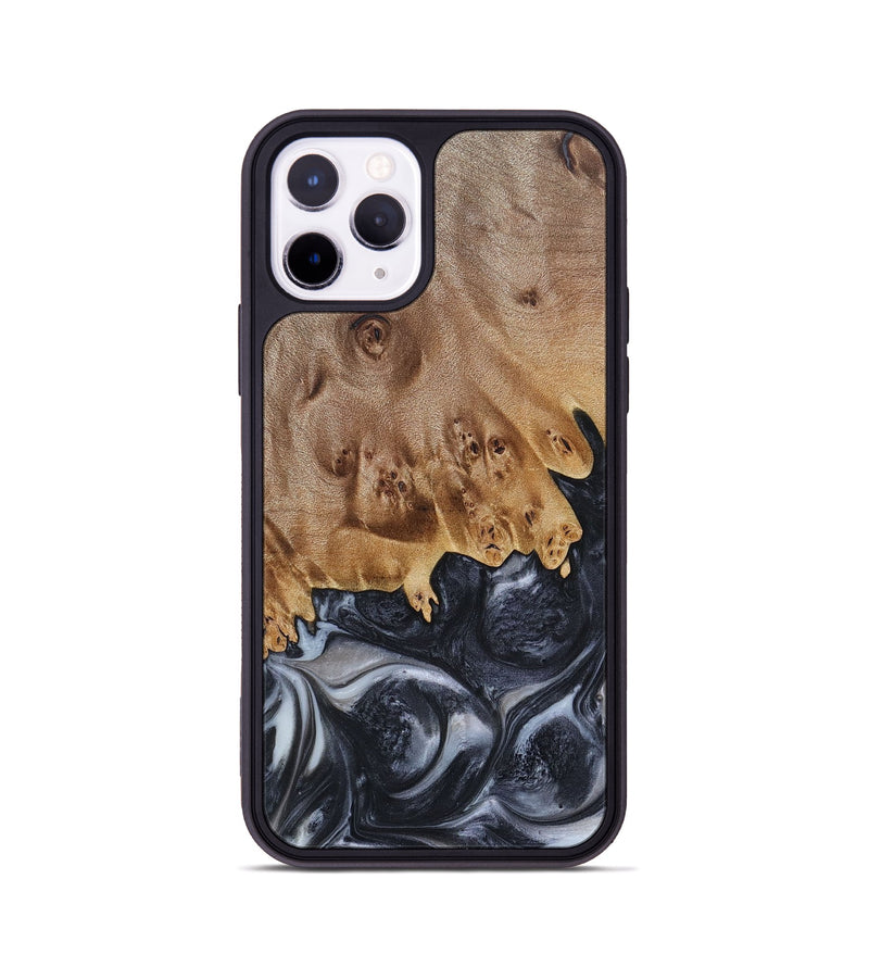 iPhone 11 Pro Wood+Resin Phone Case - Anderson (Black & White, 697128)