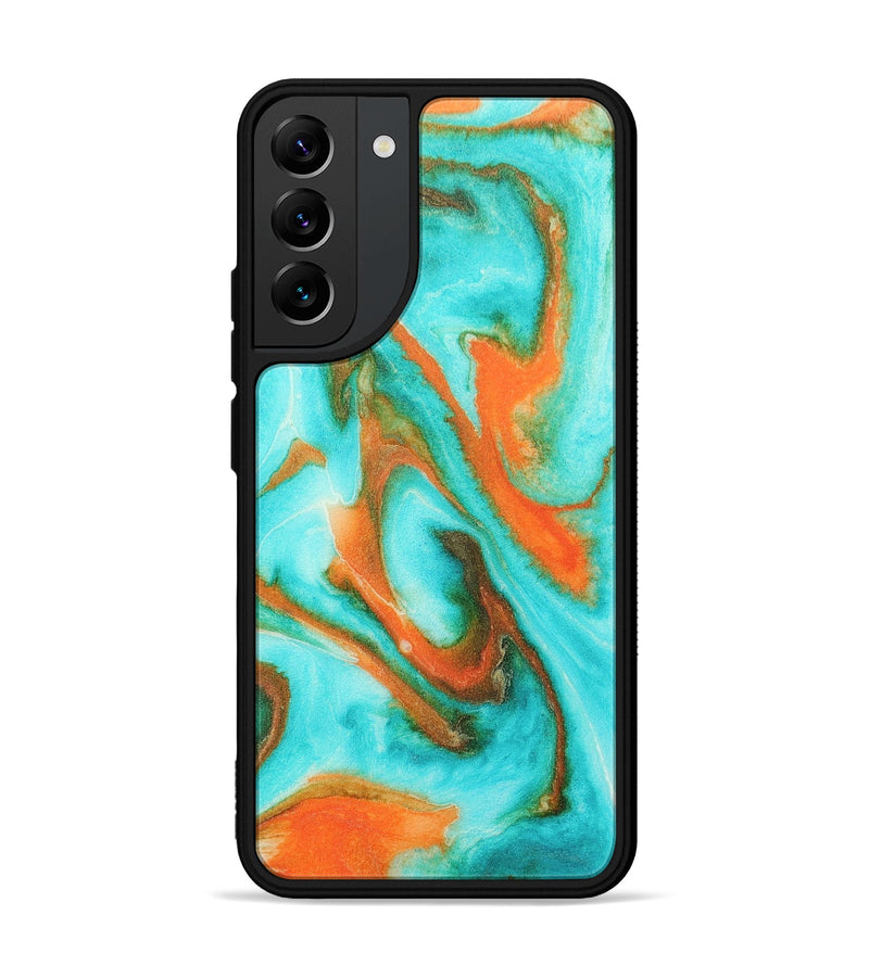 Galaxy S22 Plus Wood+Resin Phone Case - Daxton (Watercolor, 697165)