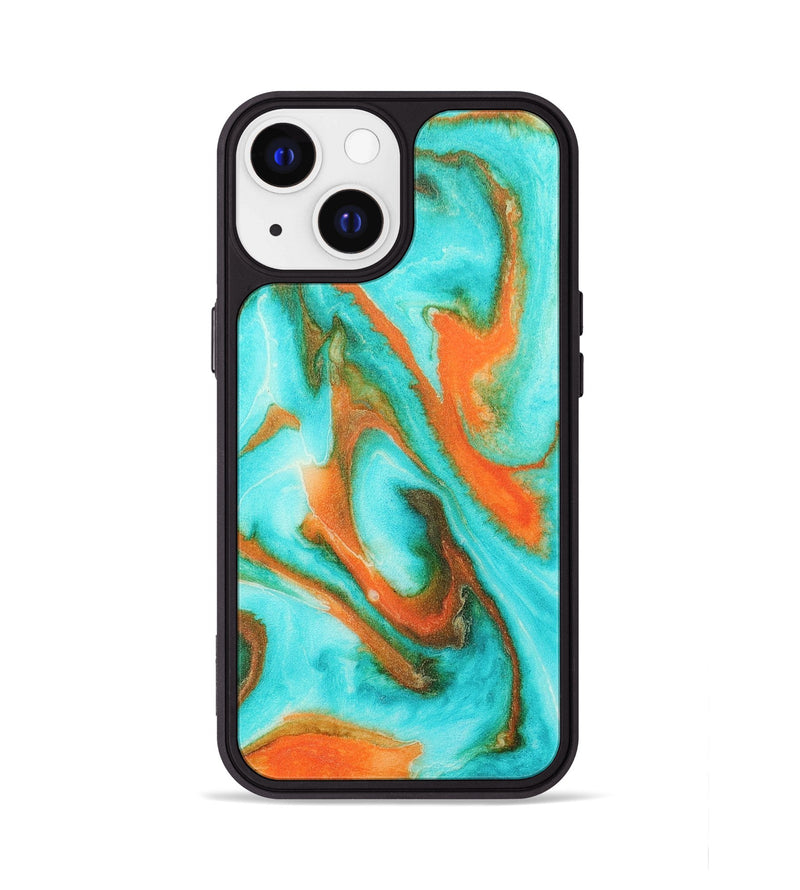 iPhone 13 Wood+Resin Phone Case - Daxton (Watercolor, 697165)